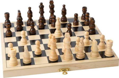 Drewniane Szachy gra strategiczna dla dziecka