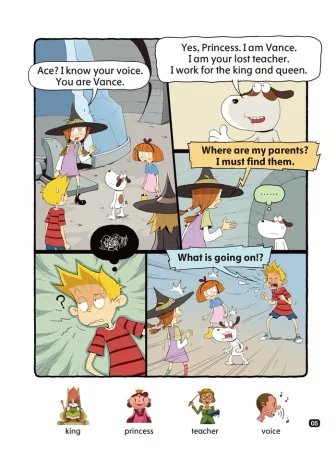 Komiks dla dzieci po angielsku Magic Adventures Level 2 Część 5