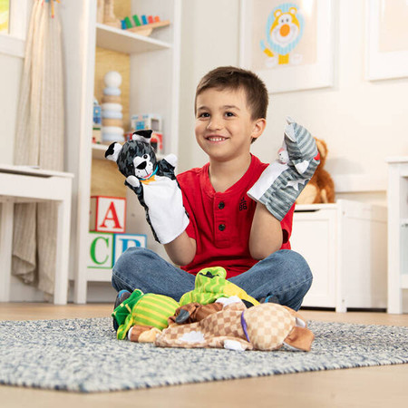 Pacynki na rękę - zwierzaki domowe