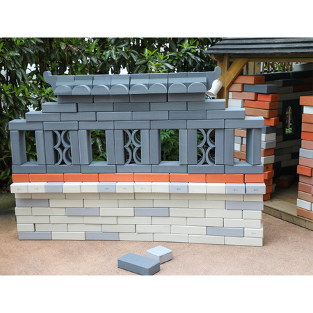 CLASSIC WORLD EDU Mega Klocki Cegły z pianki do budowania dachu