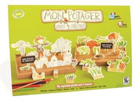 Ogródek warzywny na 4 pory roku - kolorowanka i gra