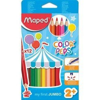 Kredki Jumbo Colorpeps Early Age Trójkątne 12 szt