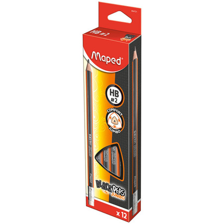 Ołówek Z Gumką Blackpeps Jumbo Hb 1szt.