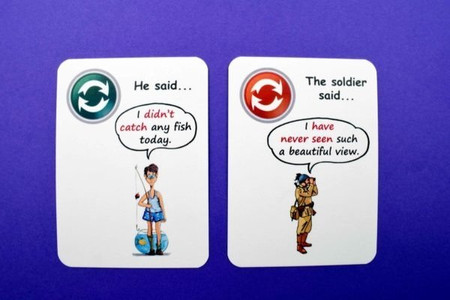 Fun Card English REPORTED SPEECH