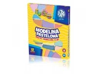 Modelina pastelowa 12 kolorów Astra