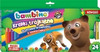 Kredki Bambino w drewnianej oprawie trójkątne z temperówką 24 kolory