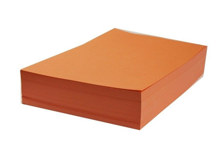 Papier kolorowy pomarańczowy 4 A4 120g ryza 100 arkuszy