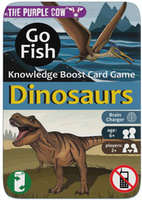 Podróżna gra karciana Kwartet The Purple Cow - Go Fish Dinozaury