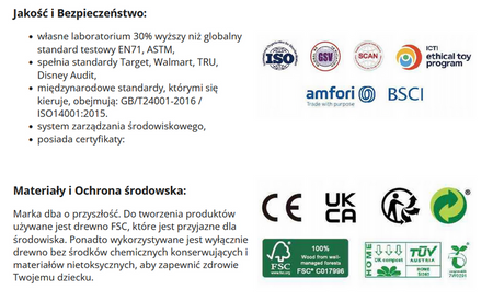 CLASSIC WORLD Drewniana Przeplatanka Klocki do Nawlekania Klucze i Drzwi 11 el.