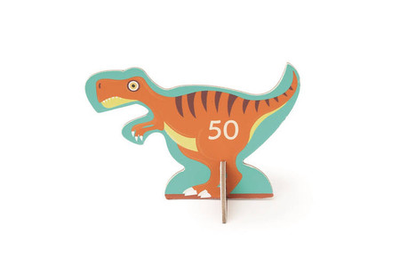 Scratch, Dmuchawka XL / 3 lotki przyssawki /  5 celów DINO