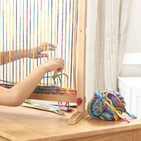 Gigantyczne krosno tkackie 58x42x24cm