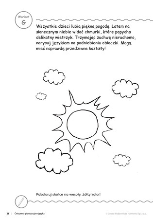 Ćwiczenia pionizacyjne języka do terapii infantylnego sposobu połykania