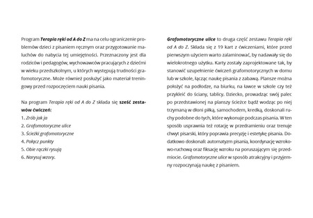 Terapia ręki od A do Z 2 Grafomotoryczne ulice