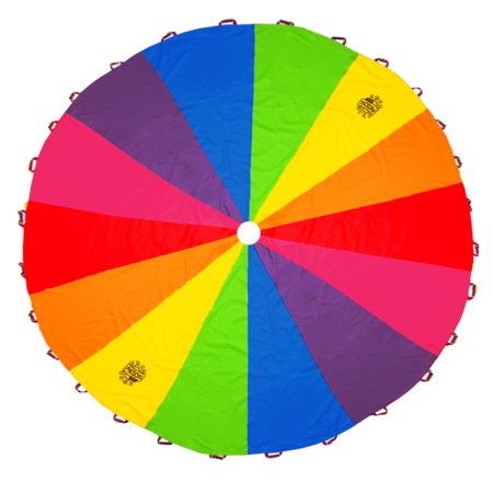 Profesjonalna Chusta Animacyjna 7-barw 5m 28 uchwytów