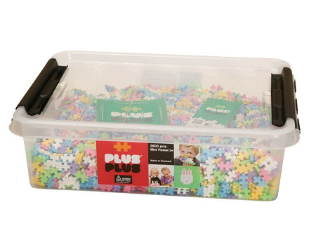 Plus-Plus, Mini Pastel - 3600 szt - Edukacja