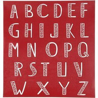 Szablon Sitodruk Alfabet 22x21 cm