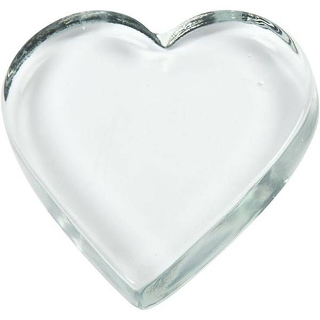 Szklane Serce 9x9x1,5 cm