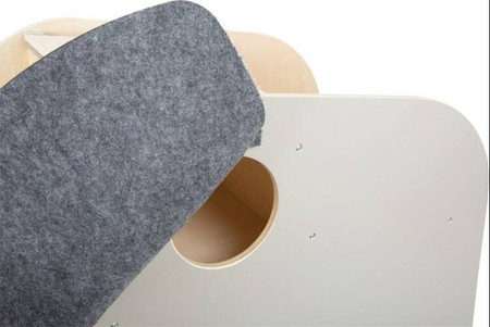 Drewniana skrzynia na zabawki z siedziskiem regał Słoń Small Foot 12423