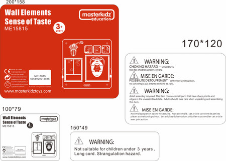 MASTERKIDZ Tablica Edukacyjna Zmysł Smaku