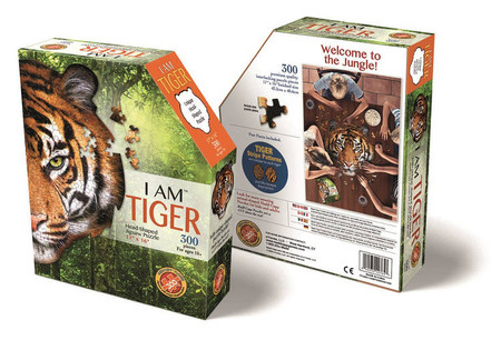 MADD CAPP,  Puzzle konturowe I AM - Tygrys 300 elem.