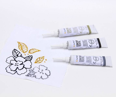 Konturówka do Tkanin 20 ml Srebrna