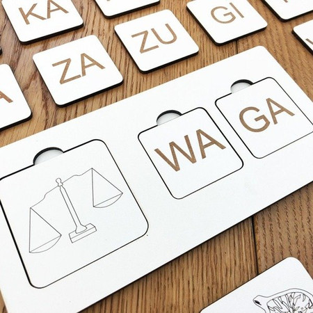 Układanka Sylabowa Cz.4