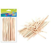 Patyczki kreatywne naturalne długie 50szt.