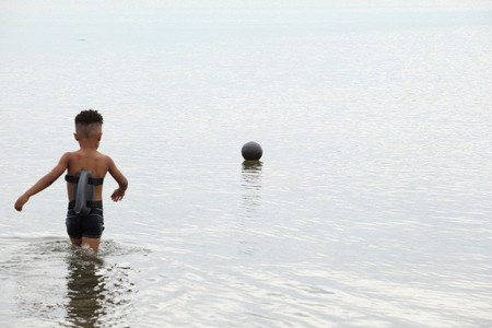 Piłka Scrunch - Błękitny