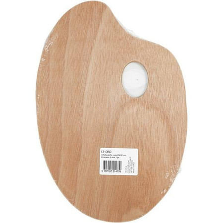 Paleta do farb ze sklejki 20x30 cm