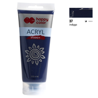 Farba akrylowa Studio 200 ml indygo Happy Color
