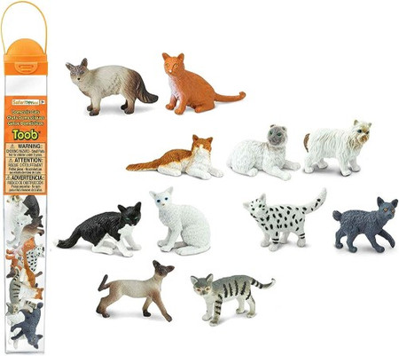 S699204 Koty Domowe. Zestaw Figurek w Tubie Safari Ltd.