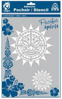 Szablon A4 21x30 cm Słońce Maori