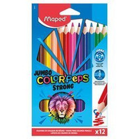 Kredki Colorpeps Strong Jumbo Trójkątne 12 szt