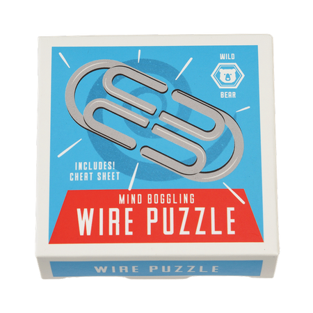 Puzzle metalowe, zabawka logiczna, Dziki Niedźwiedź, Rex London