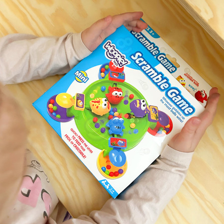 WOOPIE Gra Zręcznościowa Planszowa Głodne Wesołe Żabki 3+