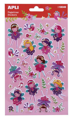 Naklejki metaliczne Apli Kids - Wróżki