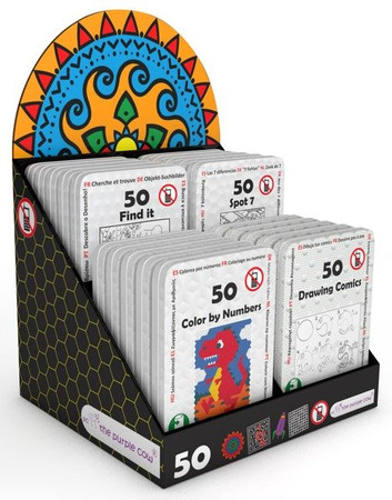 Podróżne łamigłówki The Purple Cow - 50 Znajdź siedem różnic