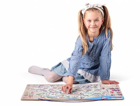 Magnetyczna mapa Polski 67 x 47 cm