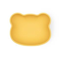 Silikonowa miseczka z przyssawką i pokrywką Miś We Might Be Tiny - Yellow