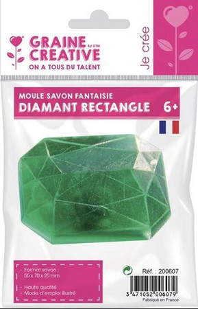 Foremka mini do mydła Klejnot Prostokąt