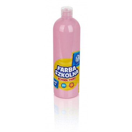 Farba plakatowa 500 ml Astra - Różowa jasna