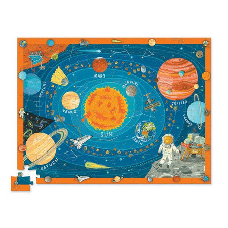 Puzzle 100 elementów + 20 figurek KOSMOS Crocodile Creek