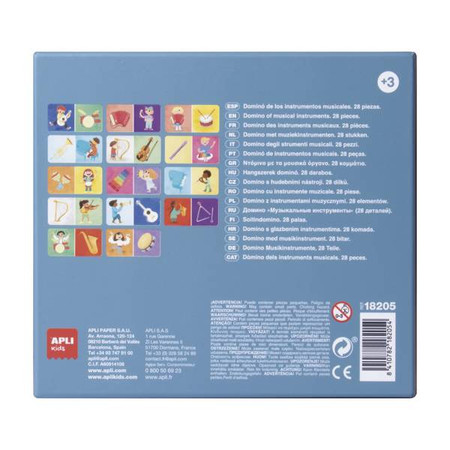 Gra Domino Apli Kids - Muzyka