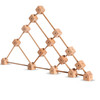 Drewniane klocki konstrukcyjne Mini Trigonos - 85 el.