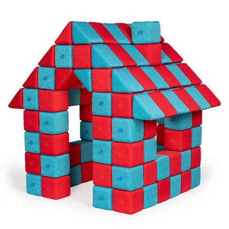 Materiałowe klocki magnetyczne XXL JollyHeap 150 szt. JOY