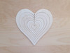 Serca puzzle 7-elementowe wys. 25 cm z grubej sklejki