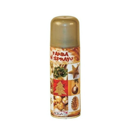 Farba w aerozolu spray ZŁOTA 250ml, Aliga