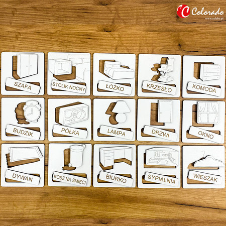 Układanka Tematyczna– Sypialnia