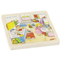 Układanka warstwowa Mój dzień, Goki 57566