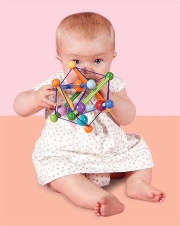 Pastelowa bryła Skwish - zabawka dla maluchów, 203540-Manhattan Toy, zabawki rozwojowe